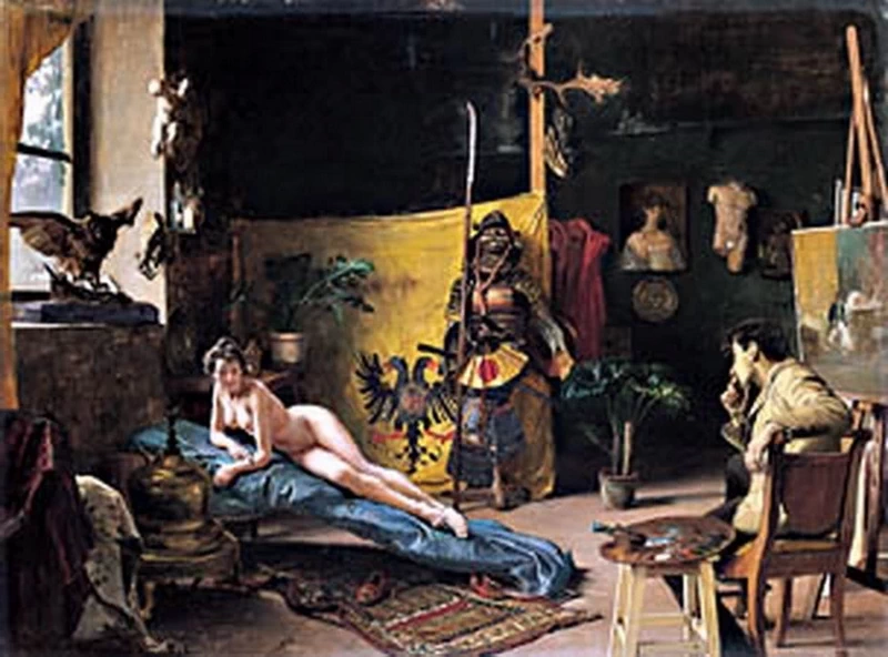 La modella